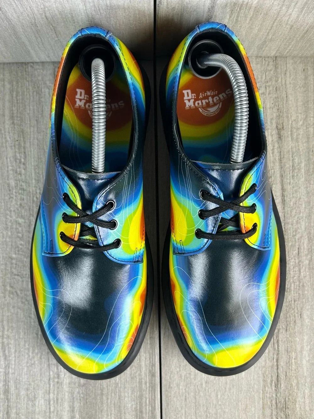 NEW Dr. Martens Docs 1461 Heat Map Genix Nappa Leather Oxford Boot Mens Size 8